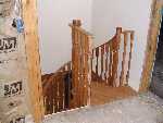 Oak spiral staircase