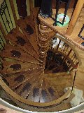 Dark spiral staircase