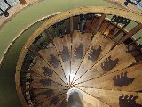 Dark spiral stair