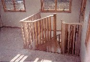 Oak staircase