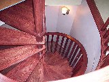 Handrail for spiral staircase