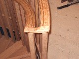 Oak spiral stair