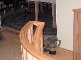 Oak spiral staircase