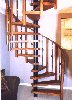 Dark oak spiral staircase