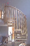 Spruce spiral stair