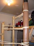 Building oak handrail
