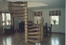 Large spiral staircase