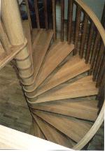 DIY spiral stair handrail