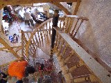 Turned spiral stair balusters