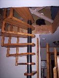 Five foot spiral stair