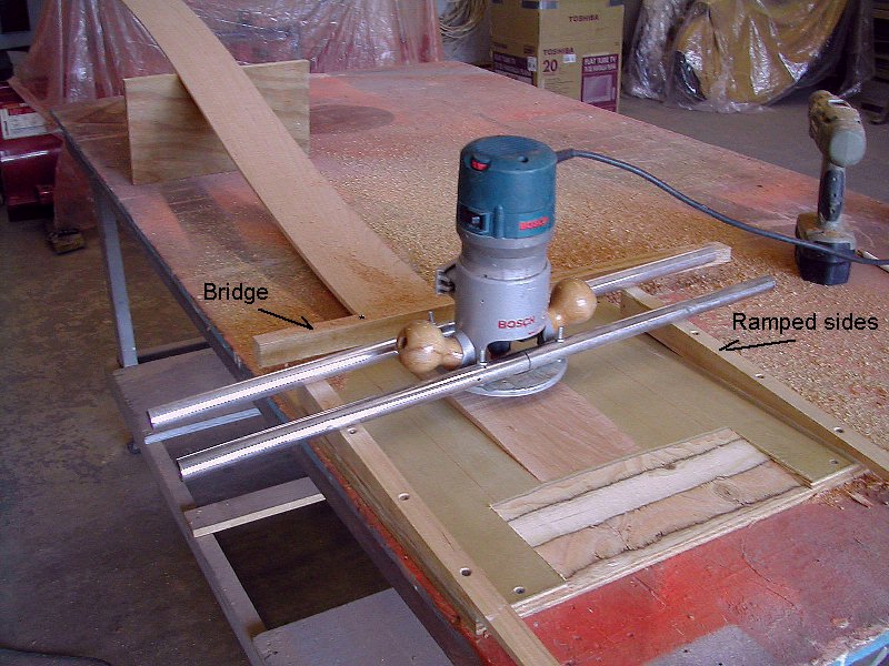 Spiral Staircase building jigs.